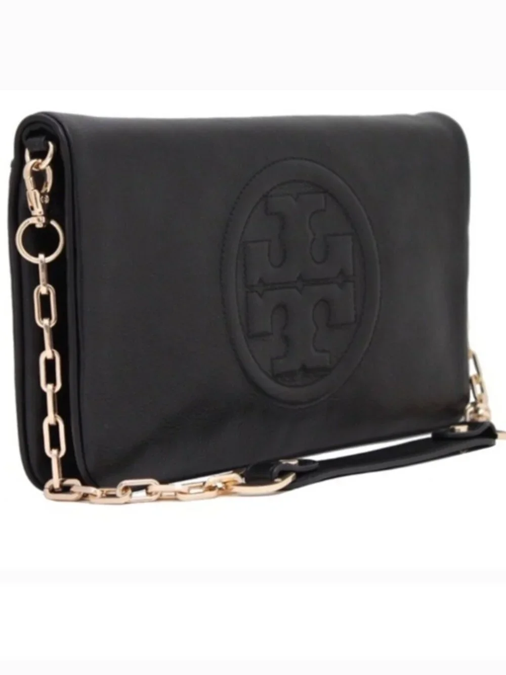 Tory Burch Bombe Reva Clutch Black